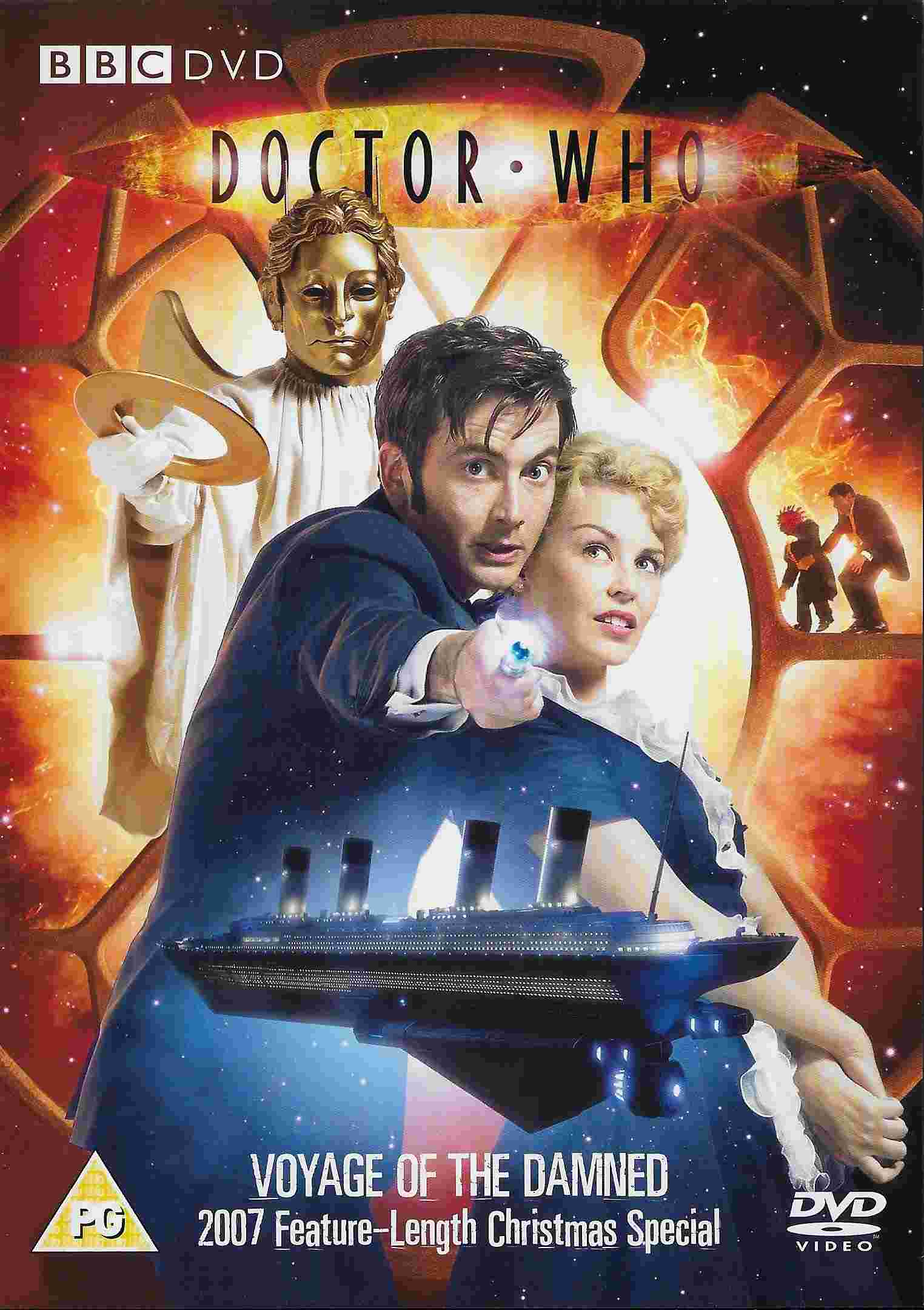 Picture of BBCDVD 2604 Doctor Who - Series 3, voyage of the damned by artist Russell T Davies from the BBC records and Tapes library